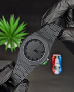 Black Arabic Aura Men's Watch by Zarvy