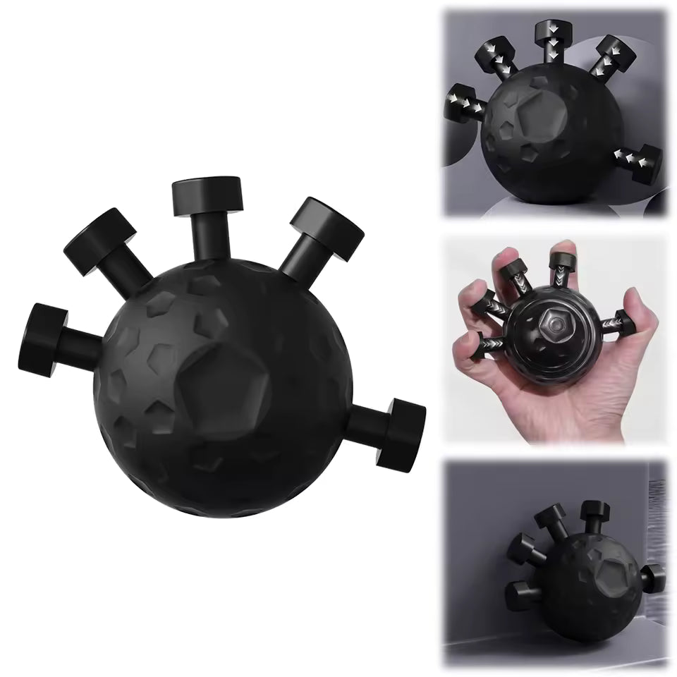 Silicone Hand Grip Strengthener Ball — Finger & Forearm Exerciser